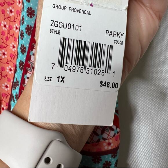 NY Collection Woman Aztec Print Tunic Size 1X - Picture 10 of 11